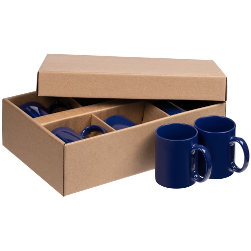 Набор из 6 кружек Promo, синий фото 3 Набор из 6 кружек Promo, синий фото 3