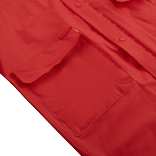 Дождевик RainDrop, красный фото 3