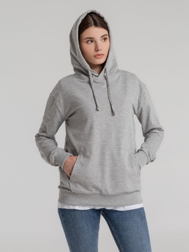 Толстовка с капюшоном Unit Kirenga, серый меланж фото 8