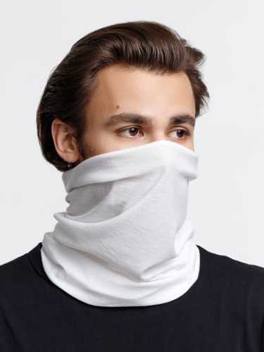 Многофункциональная бандана Dekko, белая фото 3 Многофункциональная бандана Dekko, белая фото 3