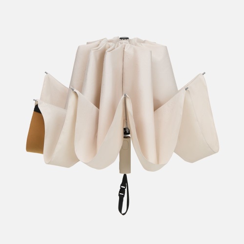 Зонт обратного сложения Easyroll, бежевый фото 8 Зонт обратного сложения Easyroll, бежевый фото 8