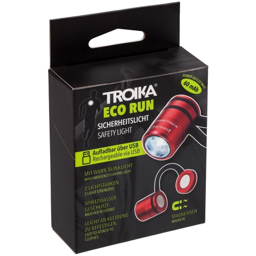 Фонарик Eco Run, красный фото 11