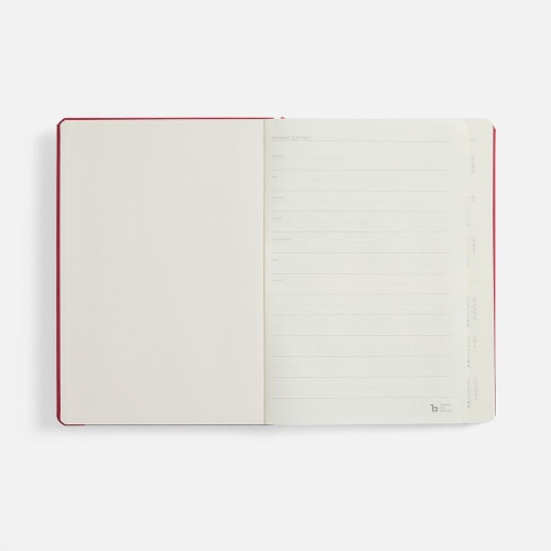 Ежедневник Urban Hard, недатированный, красный фото 3 Ежедневник Urban Hard, недатированный, красный фото 3