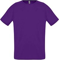 Футболка унисекс Sporty 140 темно-фиолетовая
