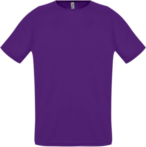 Футболка унисекс Sporty 140 темно-фиолетовая Футболка унисекс Sporty 140 темно-фиолетовая