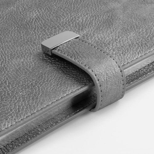 Ежедневник Repute, недатированный, серый фото 4