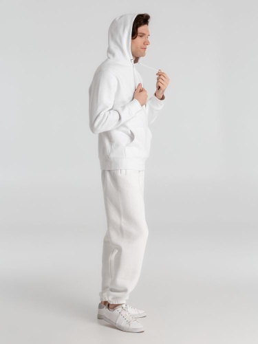 Толстовка с капюшоном унисекс King, белая фото 10 Толстовка с капюшоном унисекс King, белая фото 10