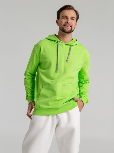 Толстовка с капюшоном Unit Kirenga, зеленое яблоко фото 6 Толстовка с капюшоном Unit Kirenga, зеленое яблоко фото 6