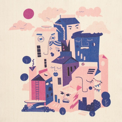 Холщовая сумка «Йогуртбург», неокрашенная фото 5