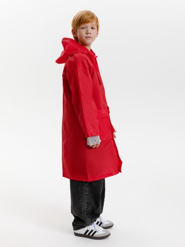Дождевик детский RainDrop Kids, красный фото 6