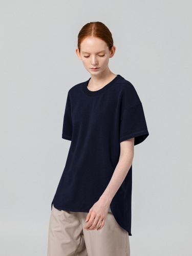 Футболка унисекс Kosmos 1.0, темно-синяя фото 4