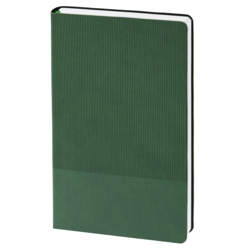 Ежедневник Knit, недатированный, зеленый фото 2 Ежедневник Knit, недатированный, зеленый фото 2