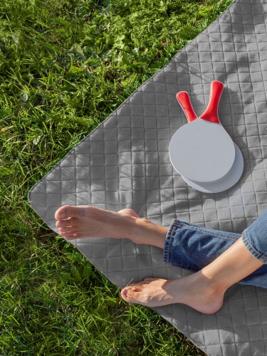 Плед для пикника Soft & Dry, серый фото 9