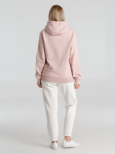 Толстовка с капюшоном унисекс King, розовая фото 7 Толстовка с капюшоном унисекс King, розовая фото 7