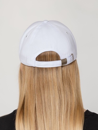 Бейсболка Canopy, белая с темно-синим кантом фото 8 Бейсболка Canopy, белая с темно-синим кантом фото 8