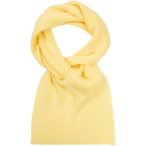 Шарф Yong, светло-желтый фото 4