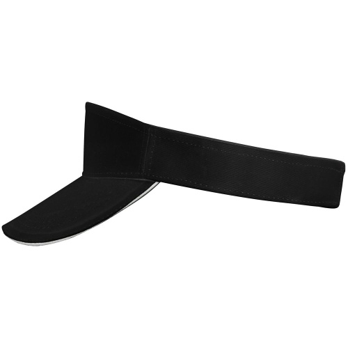 Козырек Active, черный с белым кантом фото 4 Козырек Active, черный с белым кантом фото 4