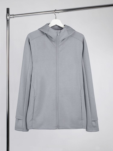 Куртка с капюшоном унисекс Begi, серая Куртка с капюшоном унисекс Begi, серая