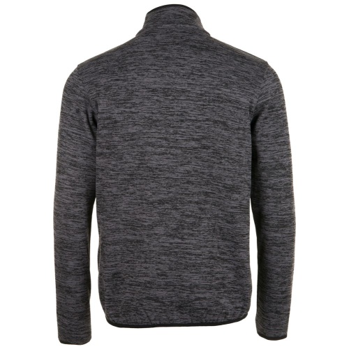 Куртка флисовая Turbo, темно-серая с черным фото 3 Куртка флисовая Turbo, темно-серая с черным фото 3