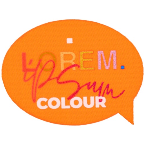 Наклейка тканевая Lunga Bubble, M, оранжевый неон фото 3 Наклейка тканевая Lunga Bubble, M, оранжевый неон фото 3