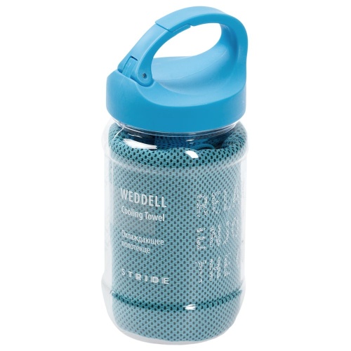 Охлаждающее полотенце Weddell, голубое фото 3 Охлаждающее полотенце Weddell, голубое фото 3