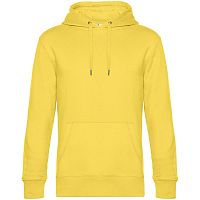 Толстовка с капюшоном унисекс King, желтая