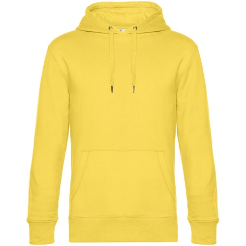 Толстовка с капюшоном унисекс King, желтая