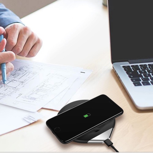 Кружка с подогревом и беспроводной зарядкой dualBase, черная фото 15