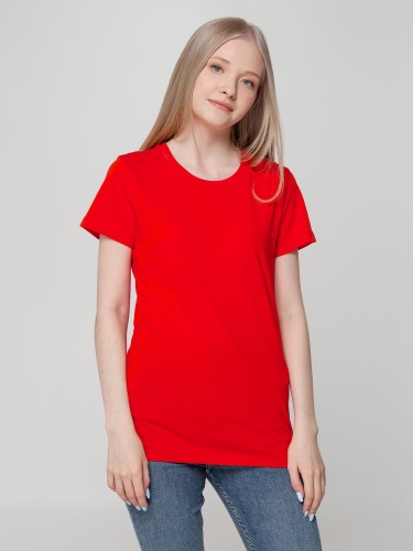 Футболка женская T-bolka Lady, красная фото 6