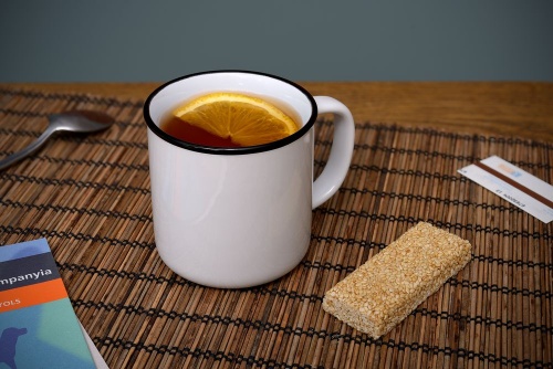 Кружка Dacha, средняя, синяя, уценка фото 4 Кружка Dacha, средняя, синяя, уценка фото 4