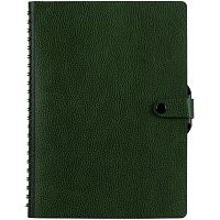 Ежедневник Strep Front на заказ, недатированный, зеленый
