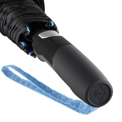 Зонт-трость Seam, голубой фото 6 Зонт-трость Seam, голубой фото 6