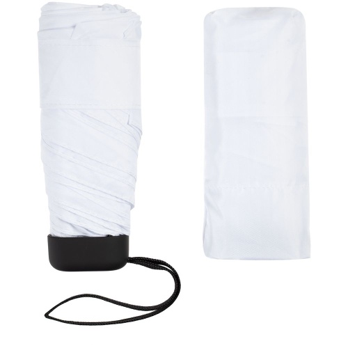 Зонт складной Unit Five, белый фото 6 Зонт складной Unit Five, белый фото 6