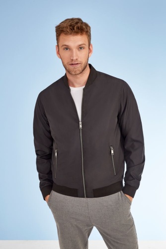 Куртка унисекс Roscoe, черная фото 7 Куртка унисекс Roscoe, черная фото 7