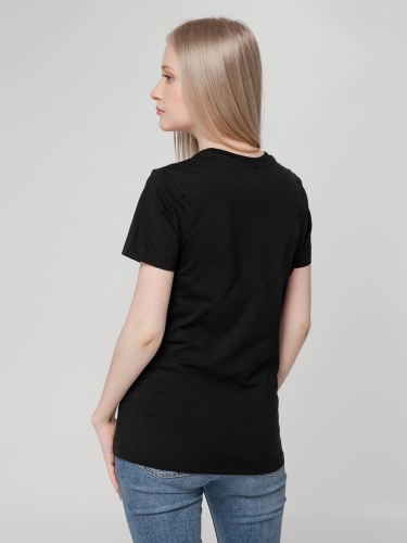 Футболка женская T-bolka Lady, черная фото 8