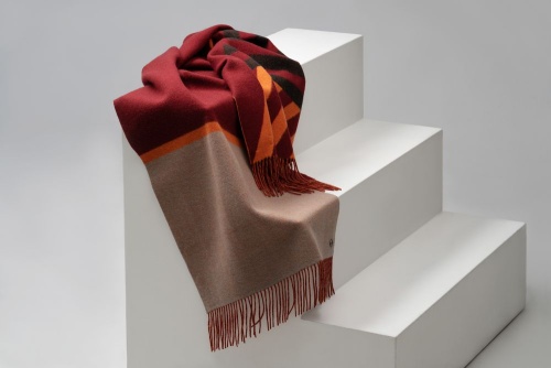 Палантин Charming, коричневый с оранжевым фото 18 Палантин Charming, коричневый с оранжевым фото 18