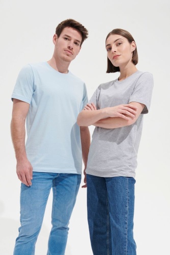 Футболка унисекс Tuner, черный меланж фото 3