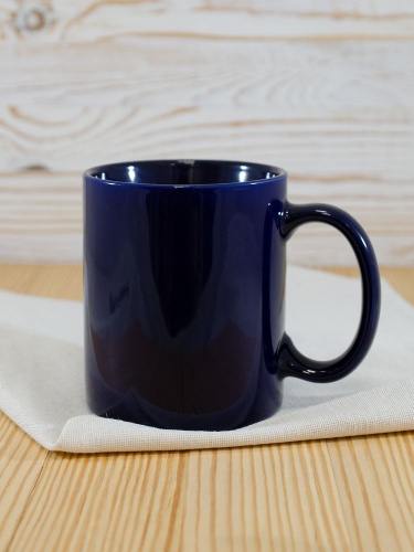 Кружка Promo, темно-синяя фото 3 Кружка Promo, темно-синяя фото 3