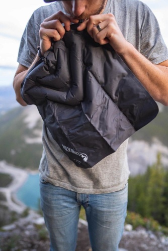 Надувная подушка-сиденье V Seat, серая фото 4