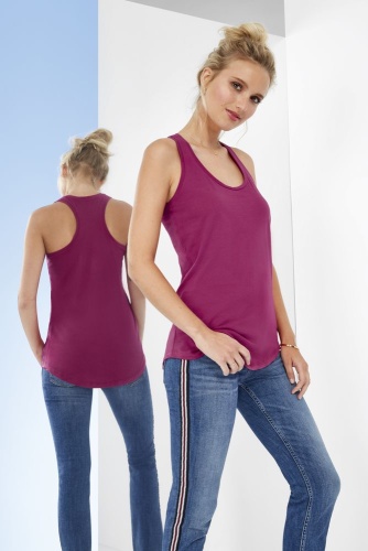 Майка женская Moka 110, белая фото 7