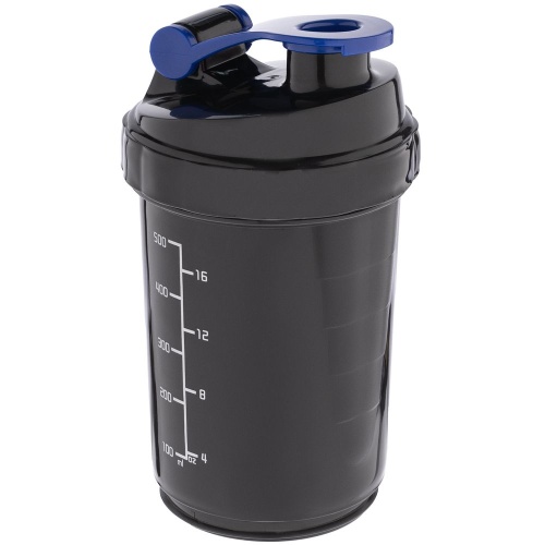 Спортивный шейкер Tonus, черно-синий фото 6