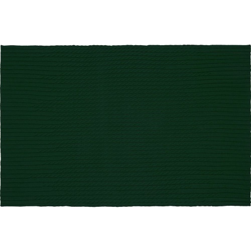 Плед Tressa, темно-зеленый фото 2