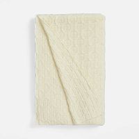 Плед Braidera, белый (молочный)