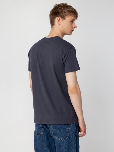 Футболка унисекс Regent 150, темно-серая (графит) фото 7