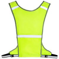Светоотражающий жилет для бега с маячком Flash, желтый неон