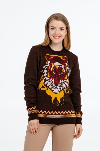 Джемпер Totem Tiger, коричневый фото 8