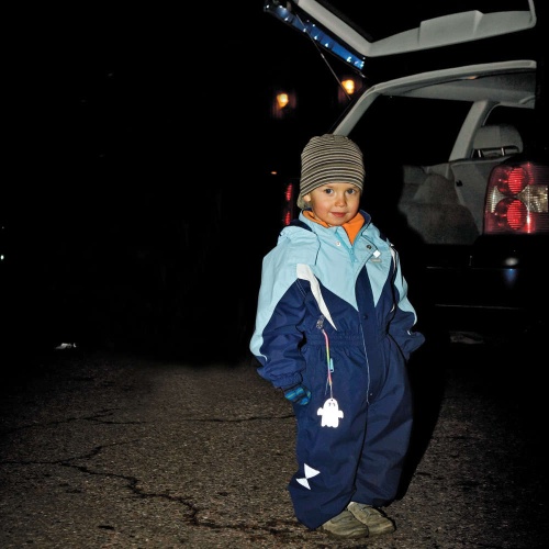 Пешеходный светоотражатель «Снежинка», синий фото 5 Пешеходный светоотражатель «Снежинка», синий фото 5