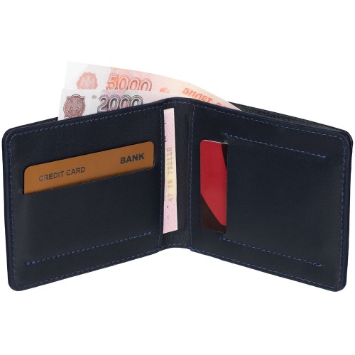 Портмоне Remini, темно-синее фото 6 Портмоне Remini, темно-синее фото 6