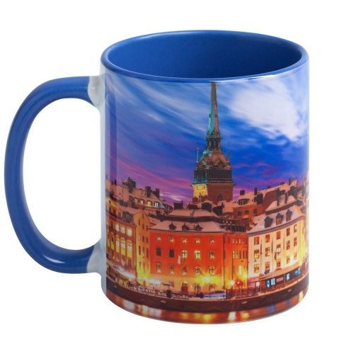 Кружка Promo Plus для сублимационной печати, голубая фото 4 Кружка Promo Plus для сублимационной печати, голубая фото 4