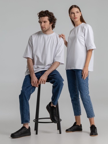 Футболка оверсайз Slope, белая фото 10